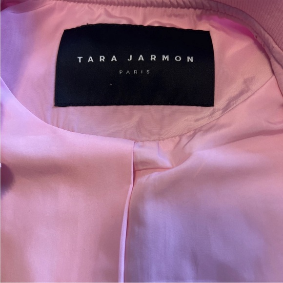 Tara Jarmon Paris Blush Bomber Jakcet NWT Size 38 - Picture 11 of 14